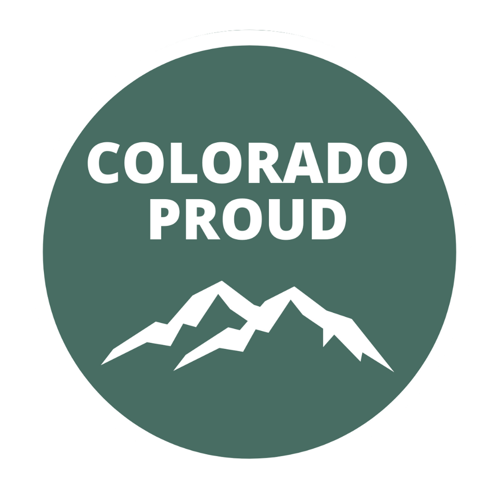 Colorado Proud with mountains