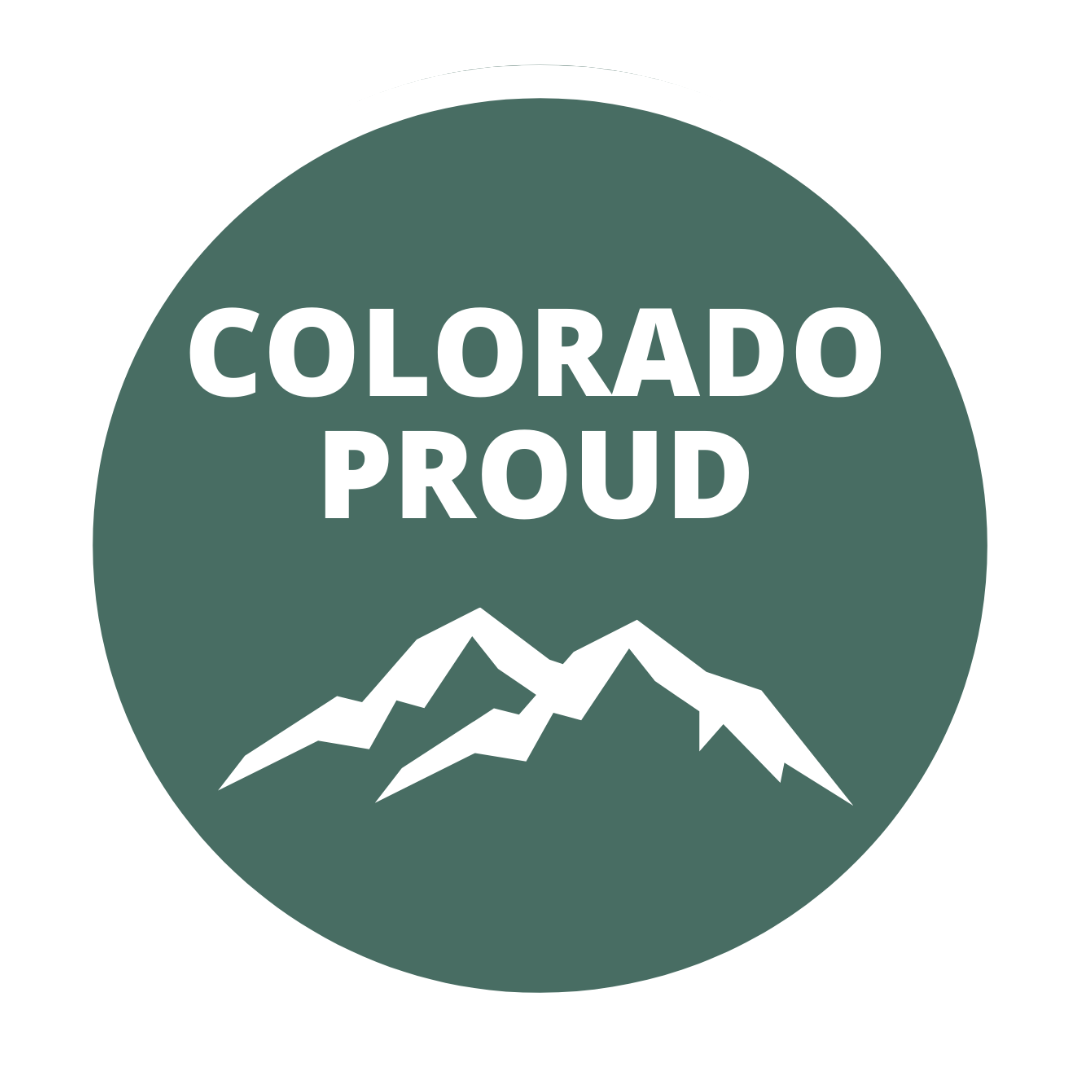Colorado Proud with mountains