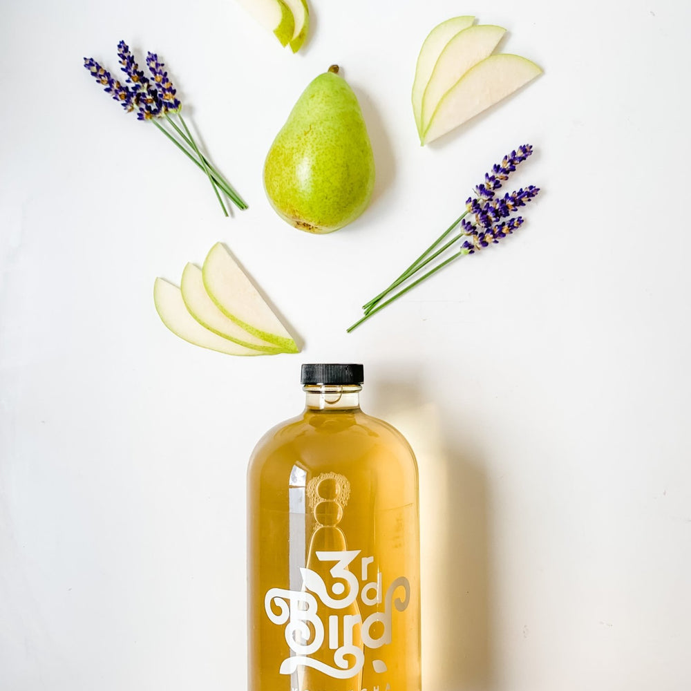 Pear Lavender Kombucha - 3rd Bird Kombucha